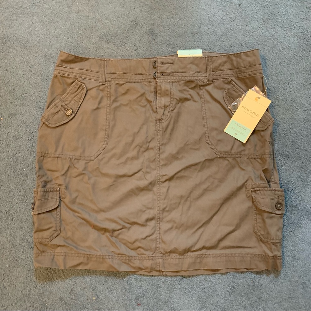 Sonoma Women’s Skirt, size 16, color: army brown
